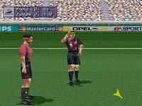 une photo d'Ã©cran de Coupe du Monde 98 sur Sony Playstation